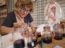 artista in vetrina