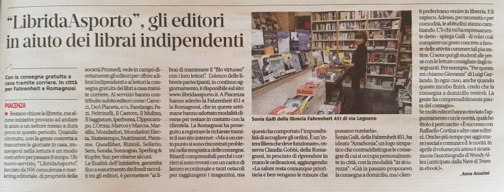 libri da asporto